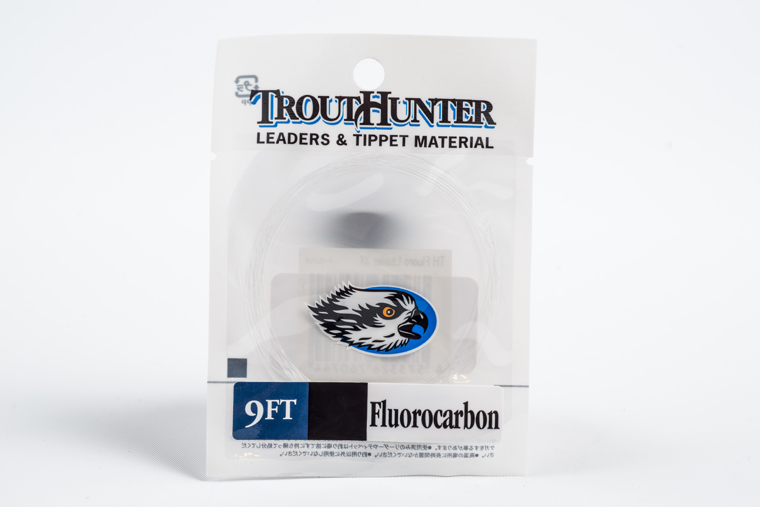 TroutHunter Fluorocarbon Leader 9ft 3 Pack 